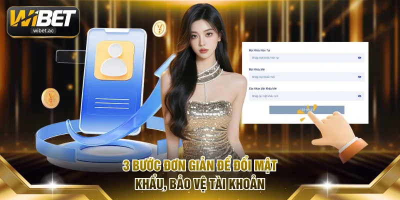 3 bước đơn giản để đổi mật khẩu, bảo vệ tài khoản