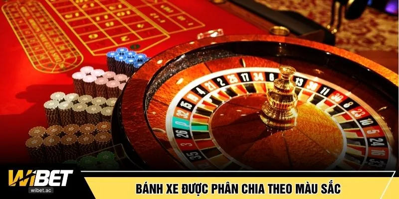 Bánh xe được phân chia theo màu sắc