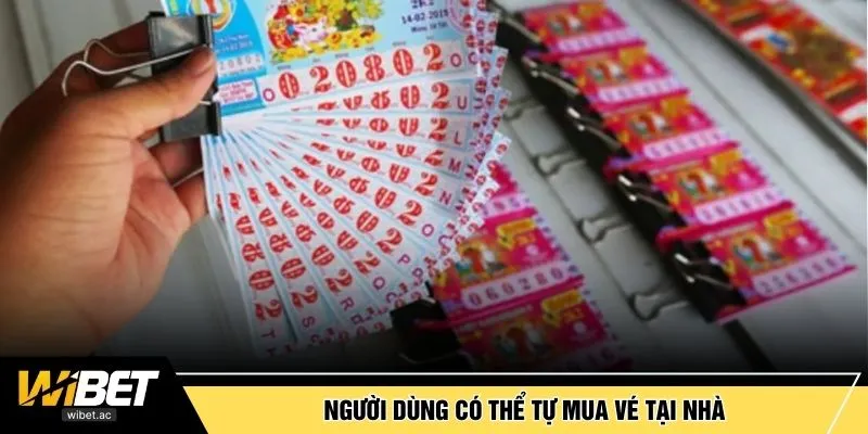 Người dùng có thể tự mua vé tại nhà